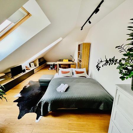 Bl - The Penthouse, 24Hr Self Check-In, 2 Bedrooms, Fireplace, Ac, Panoramic View From Main Balcony, 3-Minute Walk To City Center Besztercebánya Kültér fotó